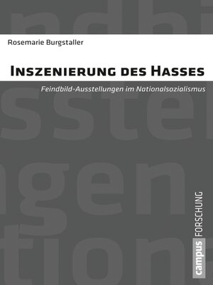 cover image of Inszenierung des Hasses